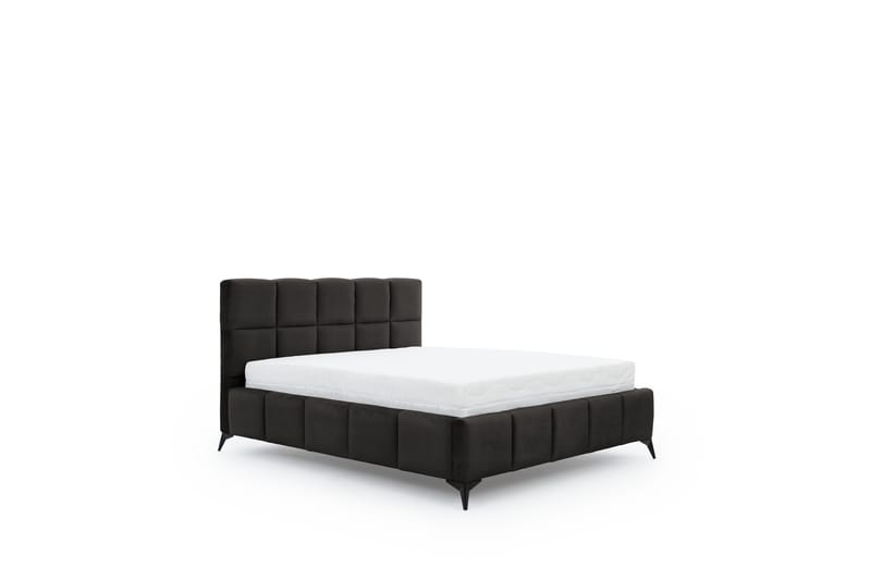 Kamble Sengeramme med Opbevaring 180x200 cm - Mørkegrå - Møbler - Senge - Sengeramme & sengestel