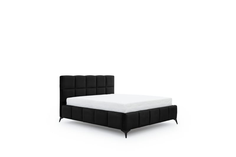 Kamble Sengeramme med Opbevaring 180x200 cm - Sort - Møbler - Senge - Sengeramme & sengestel