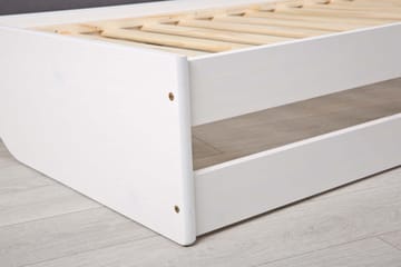 Kaulana sengeramme 90x200 - hvid - Møbler - Senge - Sengeramme & sengestel