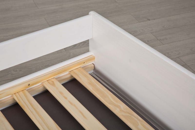 Kaulana sengeramme 90x200 - hvid - Møbler - Senge - Sengeramme & sengestel