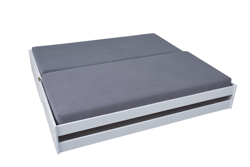 Kaulana sengeramme 90x200 - hvid - Møbler - Senge - Sengeramme & sengestel