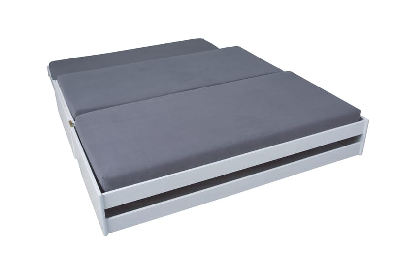 Kaulana sengeramme 90x200 - hvid - Møbler - Senge - Sengeramme & sengestel