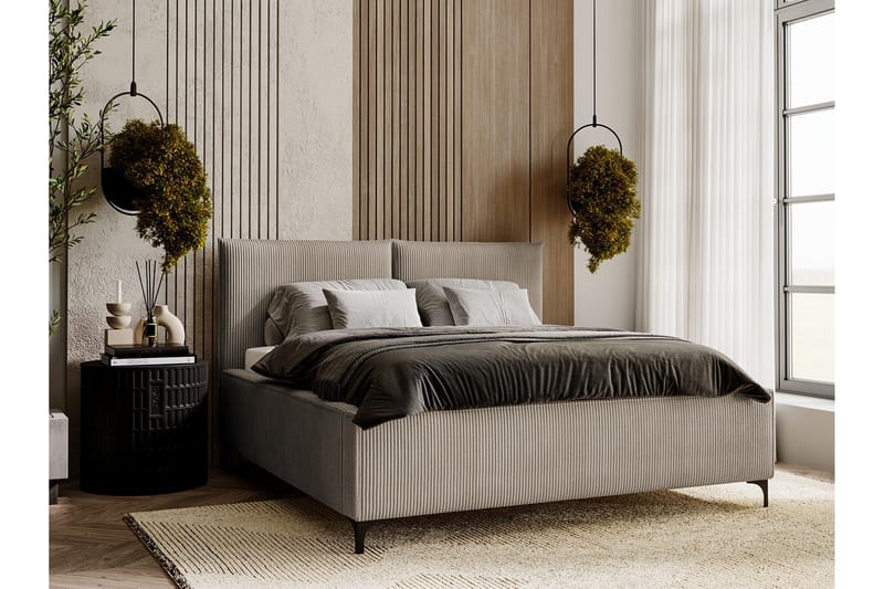 Knocklong Sengeramme 160x200 cm - Beige - Møbler - Senge - Sengeramme & sengestel