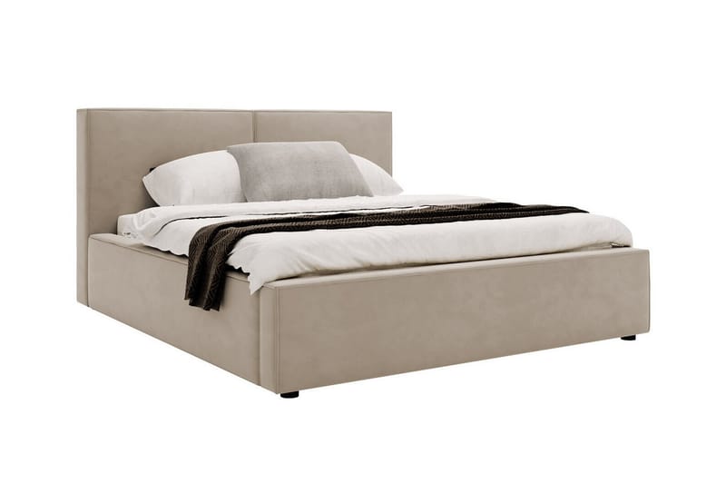 Knocklong Sengeramme 160x200 cm - Beige - Sengeramme & sengestel