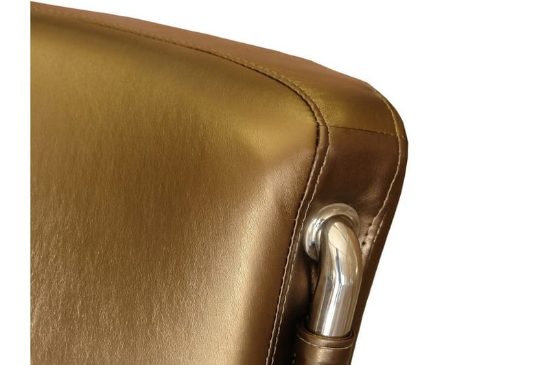 Lesh Dubbelsäng med LED 180x200 Guld Guld - Guld - Møbler - Senge - Sengeramme & sengestel