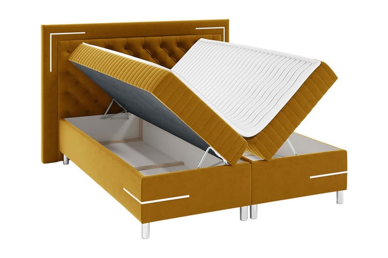 Lillsel Sengeramme 180x200 cm - Beige - Møbler - Senge - Sengeramme & sengestel