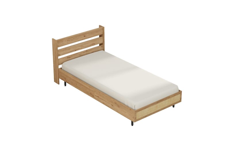 Liyakat Sengeramme 90x200 cm - Brun - Møbler - Senge - Sengeramme & sengestel