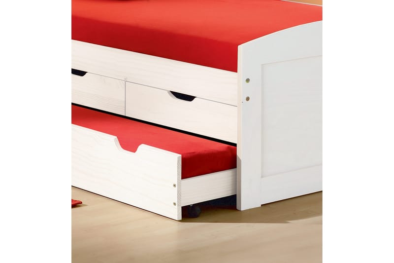 MARINA Sengeramme 90x190 Hvid - Møbler - Senge - Sengeramme & sengestel