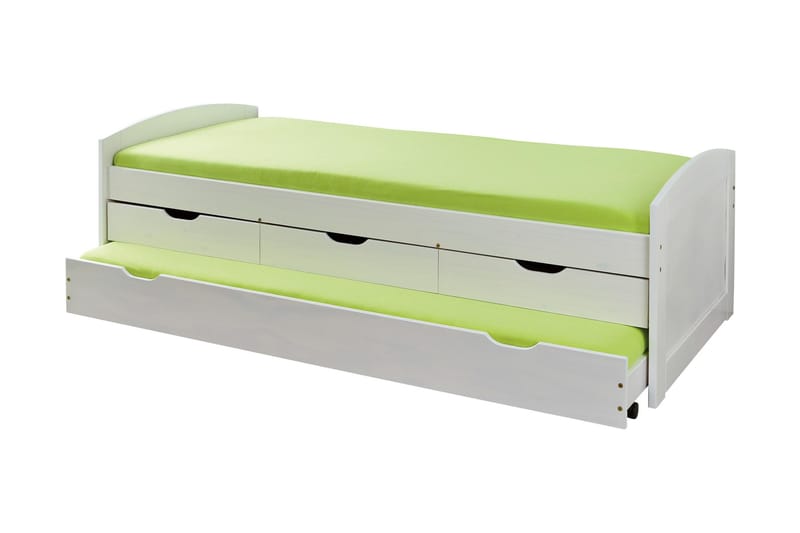 MARINA Sengeramme 90x190 Hvid - Møbler - Senge - Sengeramme & sengestel