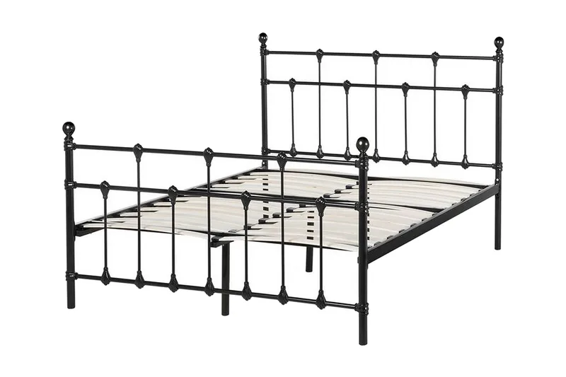 Mayford Boksseng 140x200 cm - Sort - Møbler - Senge - Sengeramme & sengestel