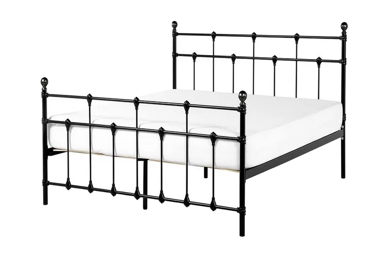 Mayford Boksseng 140x200 cm - Sort - Møbler - Senge - Sengeramme & sengestel