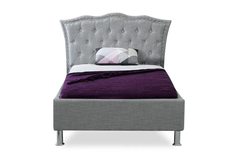 Metz Dobbelt seng 90 | 200 cm, Grå