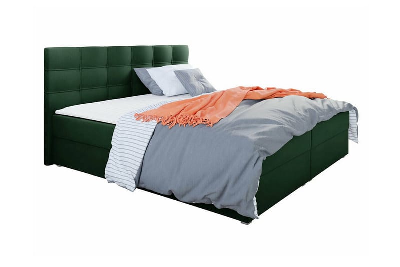 Midfeld Sengeramme 160x200 cm - Grøn - Møbler - Senge - Sengeramme & sengestel