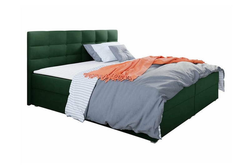 Midfeld Sengeramme 160x200 cm - Mørkegrøn - Møbler - Senge - Sengeramme & sengestel