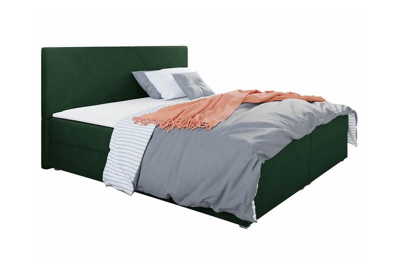 Midfeld Sengeramme 160x200 cm - Mørkegrøn - Møbler - Senge - Sengeramme & sengestel