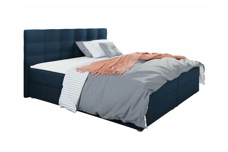 Midfeld Sengeramme 180x200 cm - Mørkeblå - Møbler - Senge - Sengeramme & sengestel