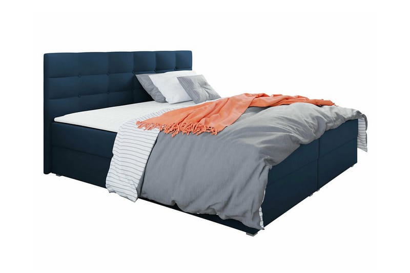 Midfeld Sengeramme 180x200 cm - Mørkeblå - Møbler - Senge - Sengeramme & sengestel