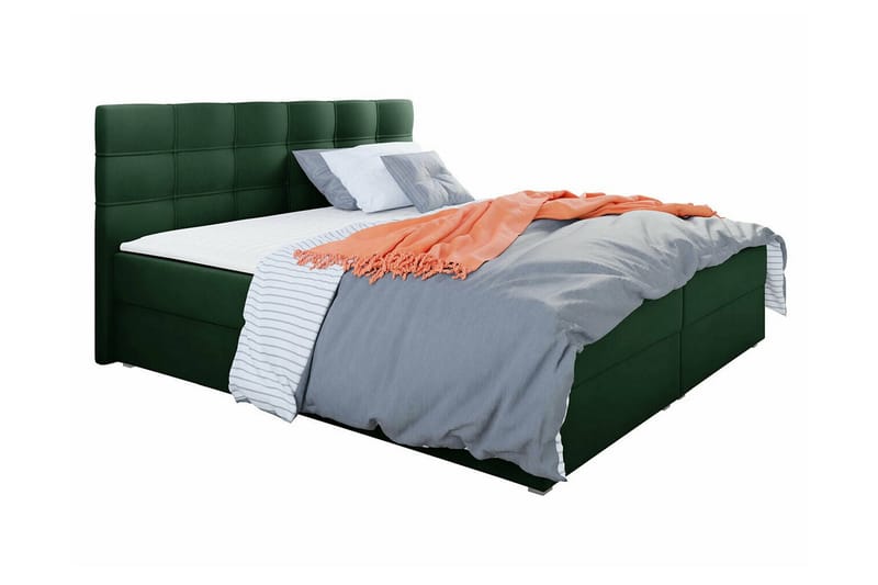Midfeld Sengeramme 180x200 cm - Mørkegrøn - Møbler - Senge - Sengeramme & sengestel