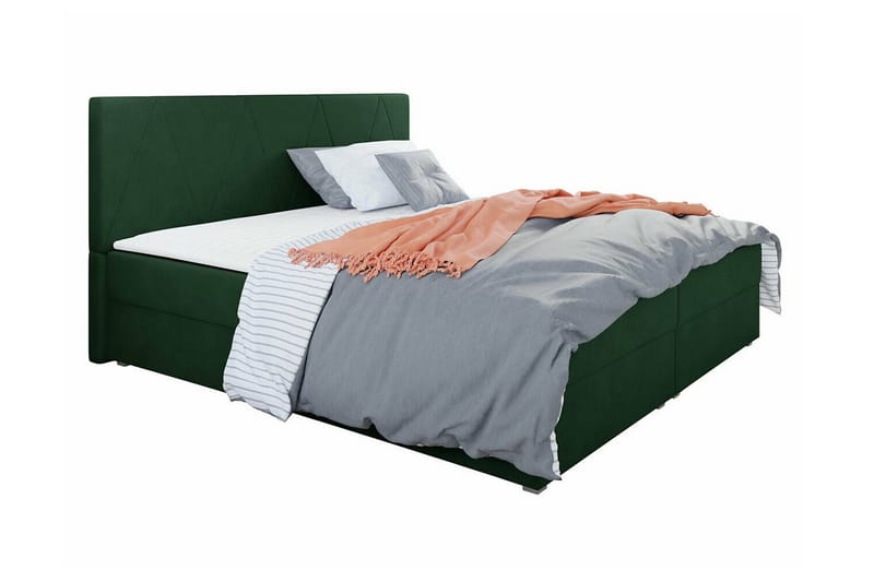 Midfeld Sengeramme 180x200 cm - Mørkegrøn - Møbler - Senge - Sengeramme & sengestel