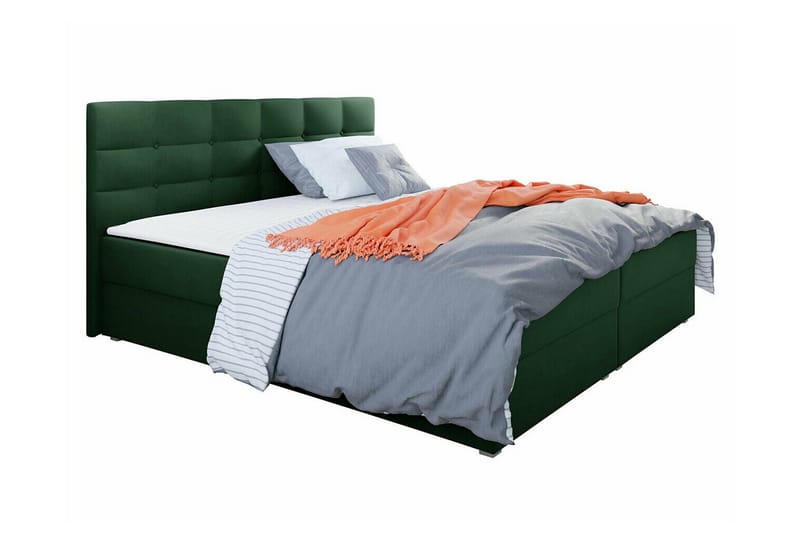 Midfeld Sengeramme 180x200 cm - Mørkegrøn - Møbler - Senge - Sengeramme & sengestel
