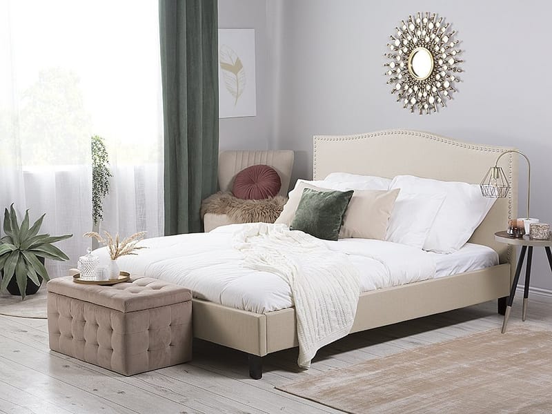 Montpellier Dobbelt seng 160 | 200 cm - Beige - Møbler - Senge - Sengeramme & sengestel