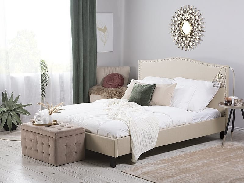 Montpellier Dobbelt seng 160 | 200 cm - Beige - Sengeramme & sengestel