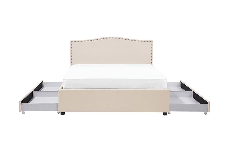 Montpellier Dobbelt seng 160 | 200 cm - Beige - Møbler - Senge - Sengeramme & sengestel