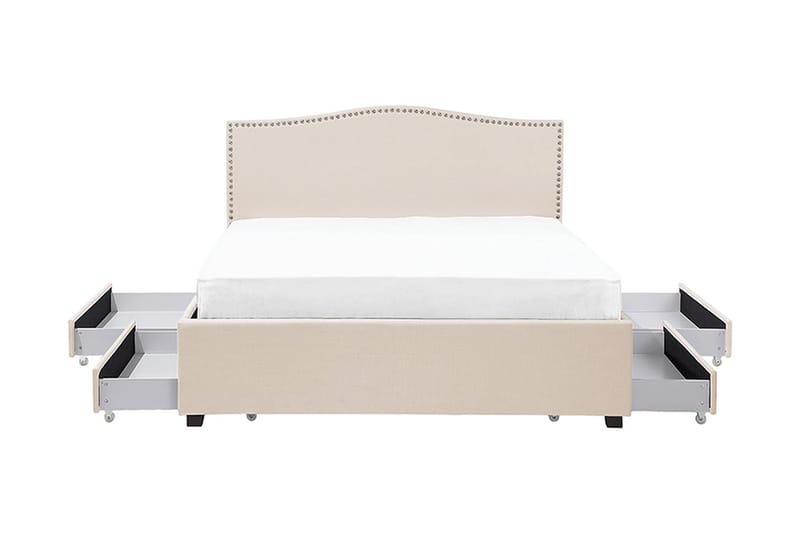 Montpellier Dobbelt seng 160 | 200 cm - Beige - Møbler - Senge - Sengeramme & sengestel