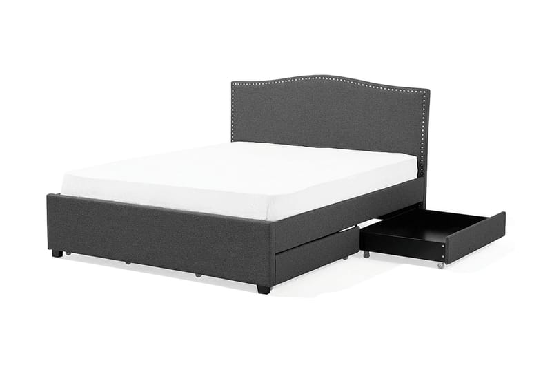 Montpellier Dobbelt seng 160 | 200 cm - Grå - Møbler - Senge - Sengeramme & sengestel
