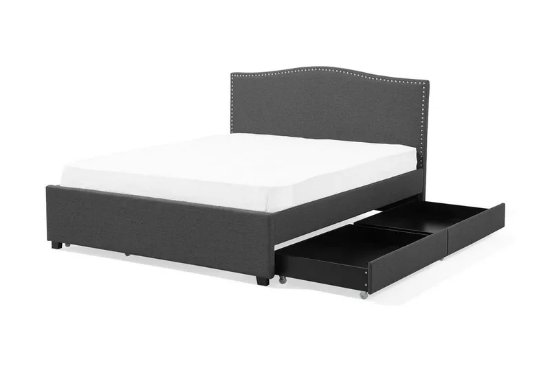 Montpellier Dobbelt seng 160 | 200 cm - Grå - Møbler - Senge - Sengeramme & sengestel