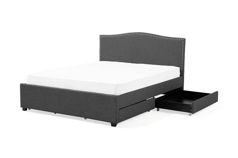 Montpellier Dobbelt seng 160 | 200 cm - Grå - Møbler - Senge - Sengeramme & sengestel