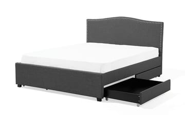 Montpellier Dobbelt seng 160 | 200 cm - Grå - Møbler - Senge - Sengeramme & sengestel