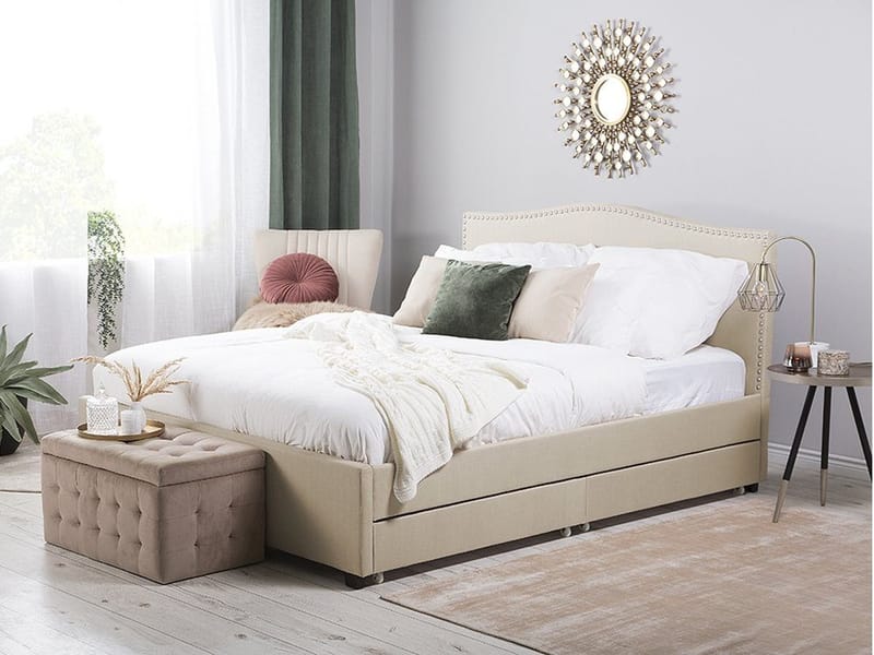 Montpellier Dobbelt seng 180 | 200 cm, Beige