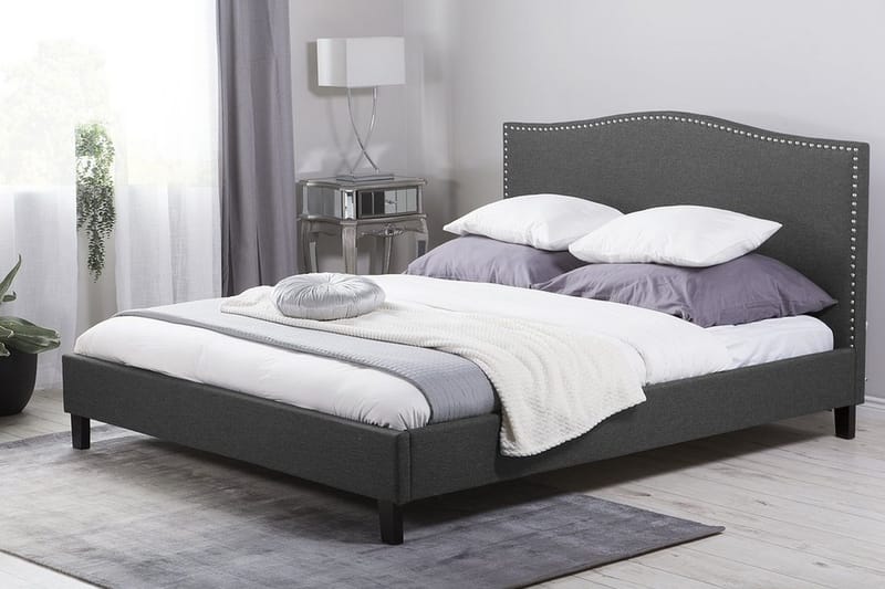 Montpellier Dobbelt seng 180 | 200 cm - Grå - Møbler - Senge - Sengeramme & sengestel