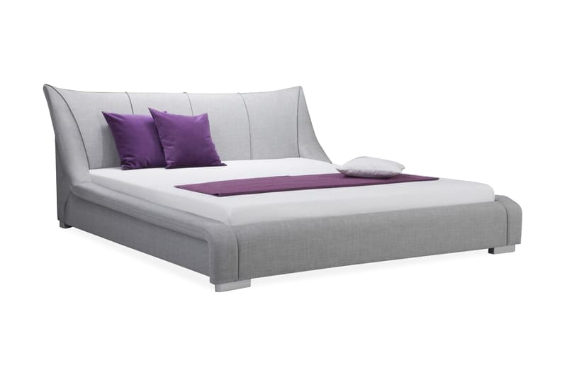 Nantes dobbelt seng 140 | 200 cm, Grå