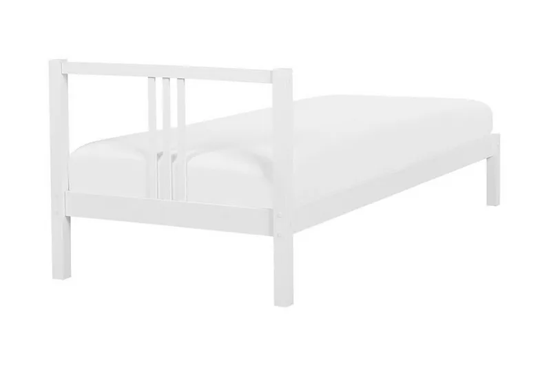 Newbegin Seng Træ 90x200 cm - Hvid - Møbler - Senge - Sengeramme & sengestel