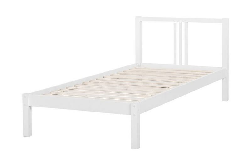 Newbegin Seng Træ 90x200 cm - Hvid - Møbler - Senge - Sengeramme & sengestel