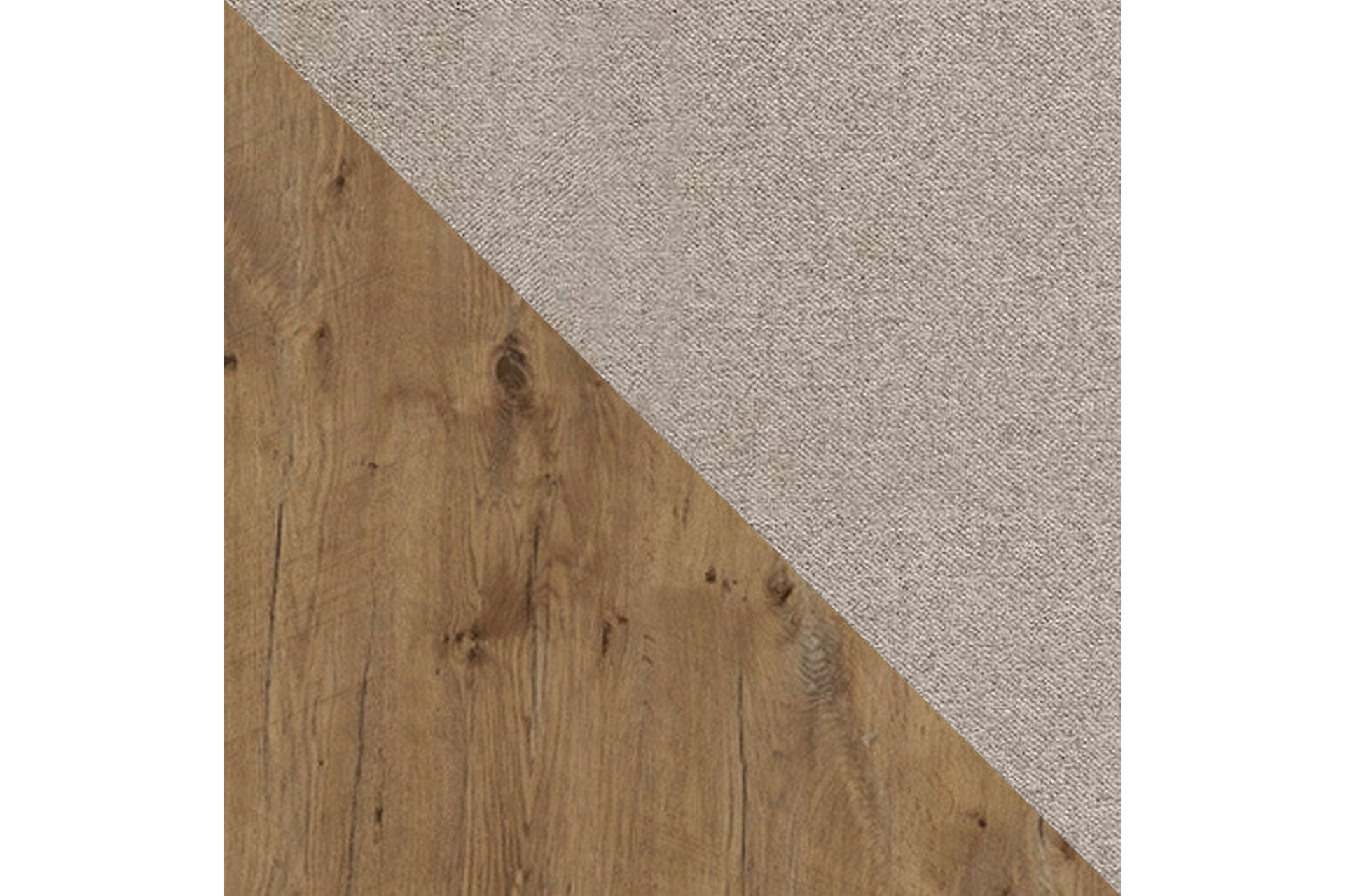 Oberting Sengeramme 120x200 cm - Beige/Træ - Møbler - Senge - Sengeramme & sengestel