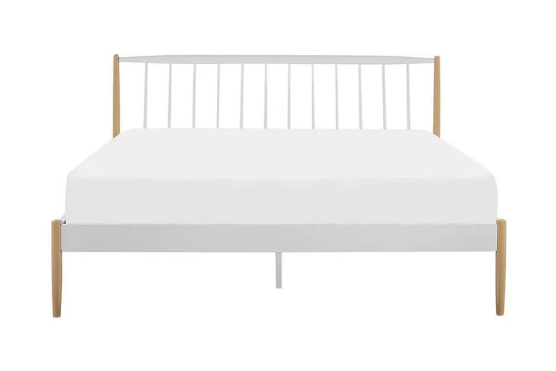 Parlan Boksseng 180x200cm, Hvid/Brun