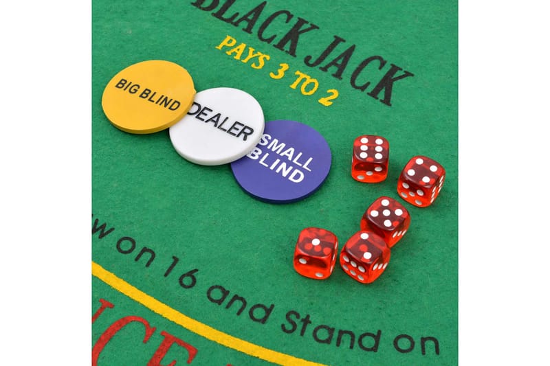 Pokersæt/Blackjacksæt Med 600 Laserchips Aluminium - Flerfarvet - Sengeramme & sengestel