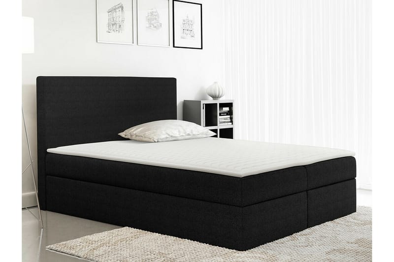 Pries Sengeramme 180x200 cm - Sort - Møbler - Senge - Sengeramme & sengestel