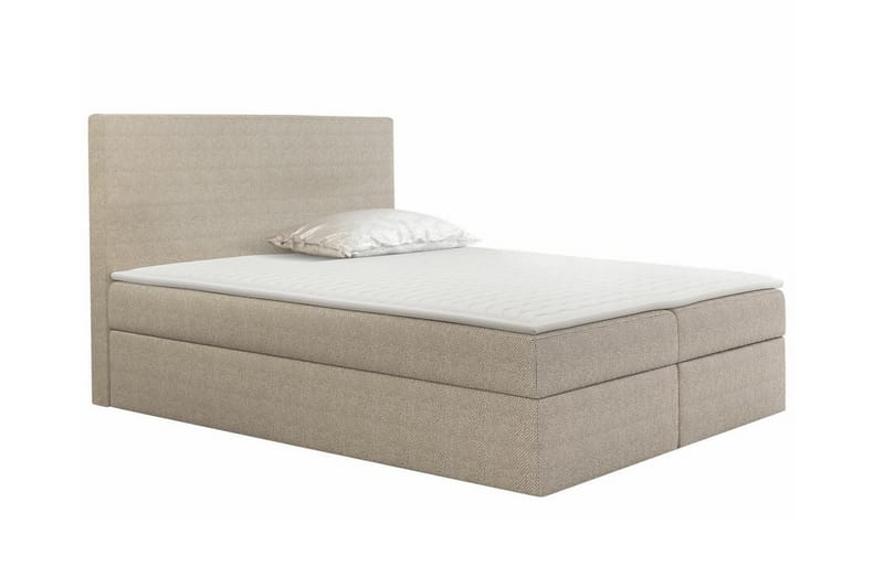 Pries Sengeramme 200x200 cm - Beige - Møbler - Senge - Sengeramme & sengestel