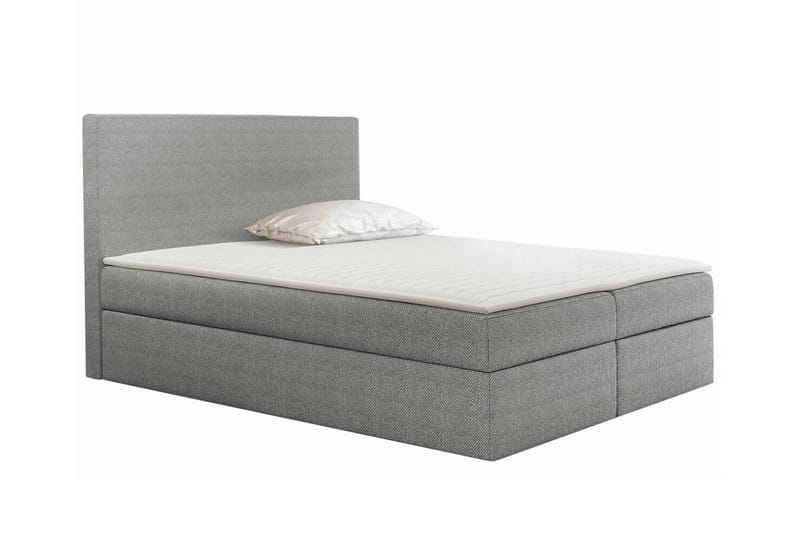 Pries Sengeramme 200x200 cm - Lysegrå - Møbler - Senge - Sengeramme & sengestel