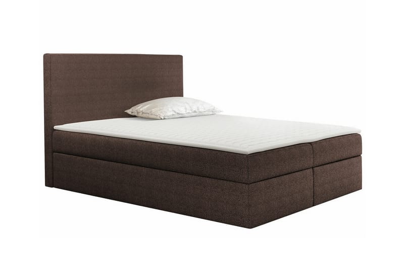 Pries Sengeramme 200x200 cm - Mørkebrun - Møbler - Senge - Sengeramme & sengestel