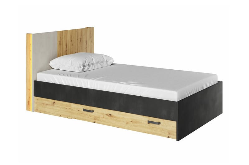 Rathmore Sengeramme 120x200 cm - Sort - Møbler - Senge - Sengeramme & sengestel