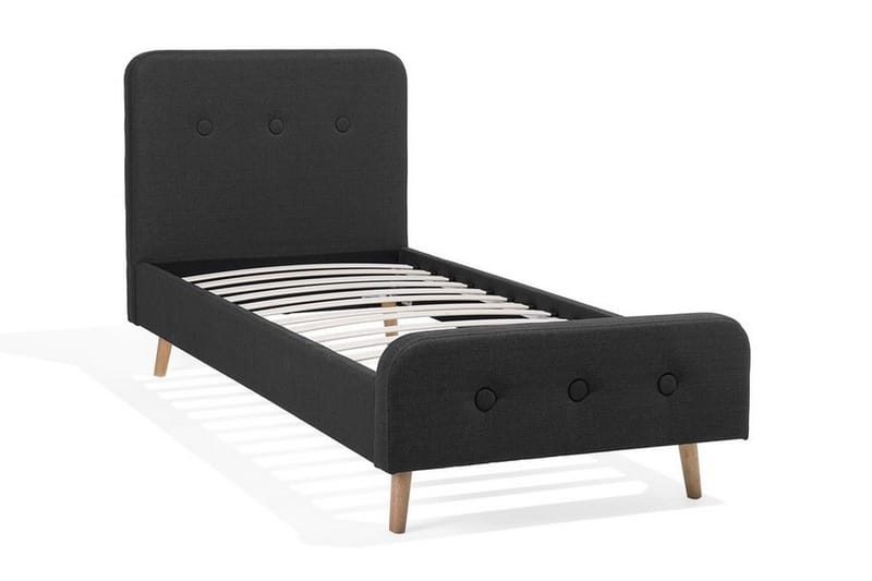 Rennes Dobbelt seng 90 | 200 cm - Grå - Møbler - Senge - Sengeramme & sengestel