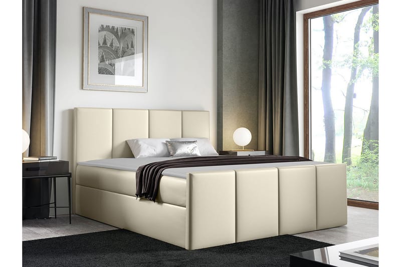 Ripon Sengeramme 140x200 cm - Beige - Sengeramme & sengestel