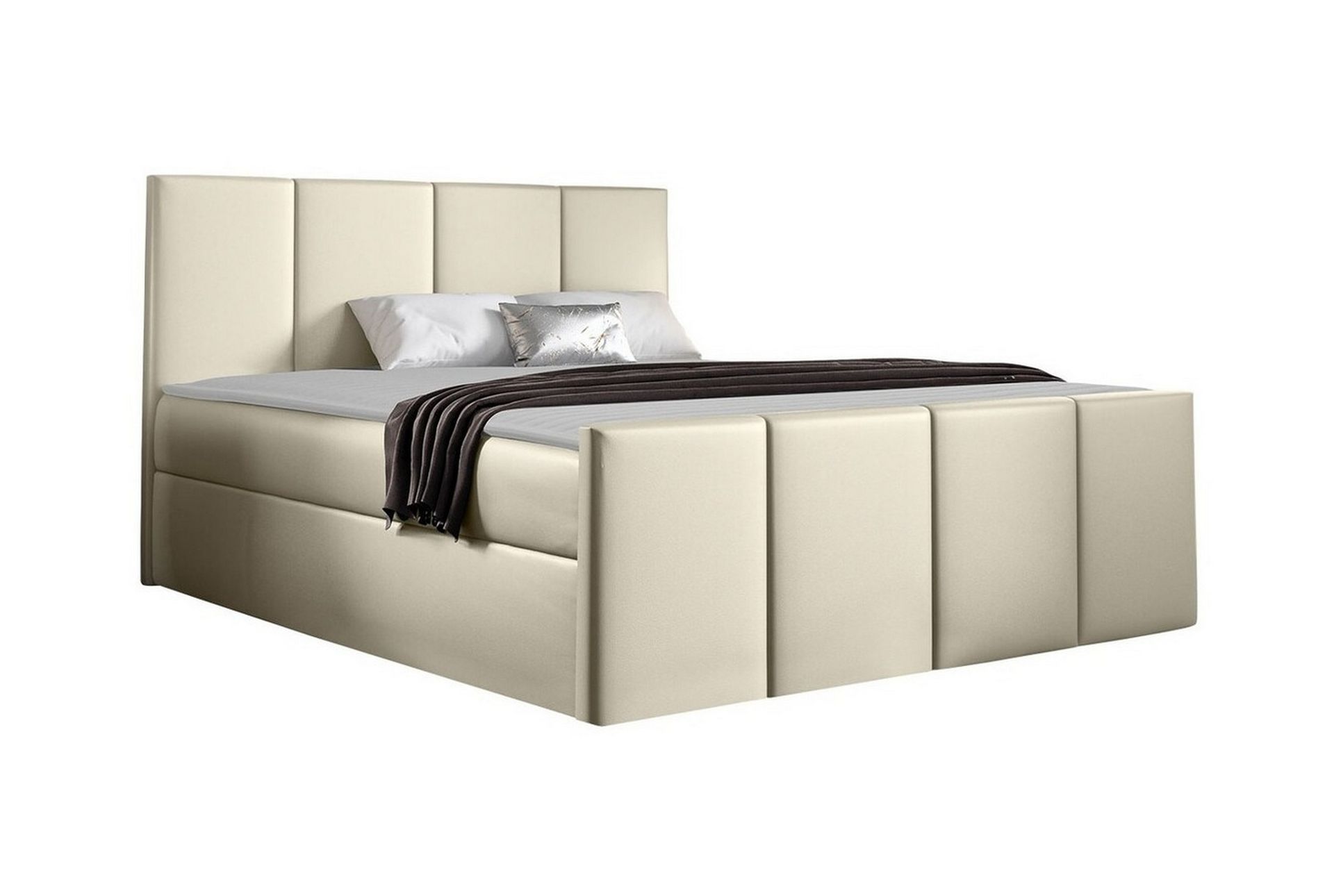 Ripon Sengeramme 160x200 cm - Beige - Møbler - Senge - Sengeramme & sengestel