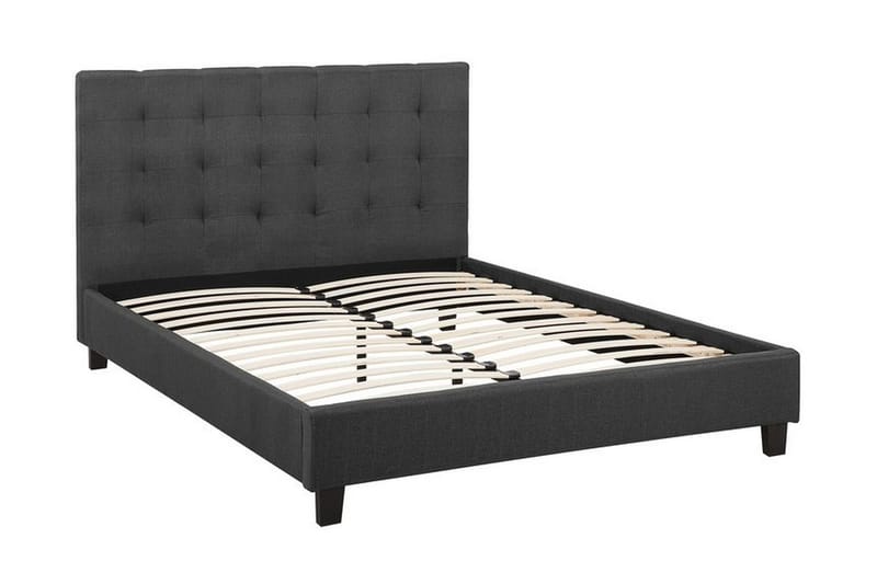 Rochelle Dobbelt seng 140 | 200 cm - Sort - Møbler - Senge - Sengeramme & sengestel
