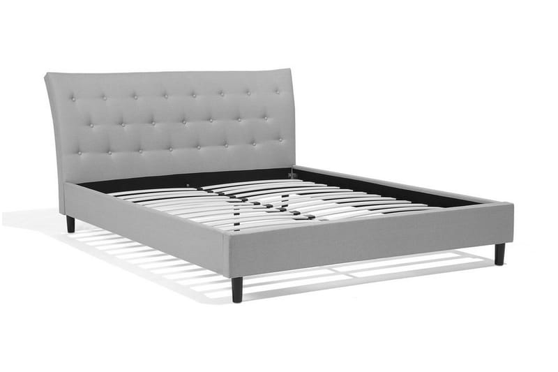 Saverne Dobbeltseng 140 | 200 cm - Grå - Møbler - Senge - Sengeramme & sengestel